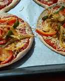 Falsa pizza de verduras