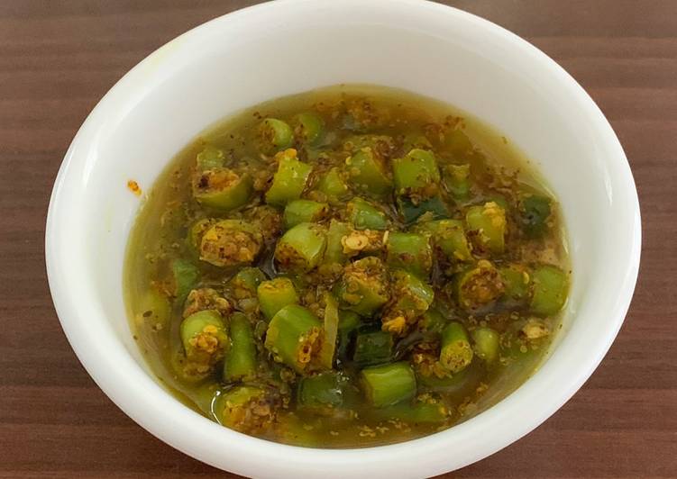 Easiest Way to Prepare Quick Green chilli pickle