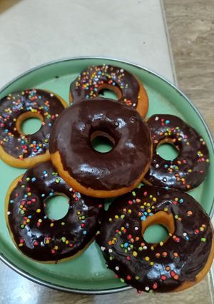 صورة لوصفة دوناتس هش وجميل 🌷😋 وسهل