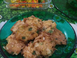 Rebon basah goreng telur