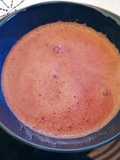 Sopa fría de picota del jerte