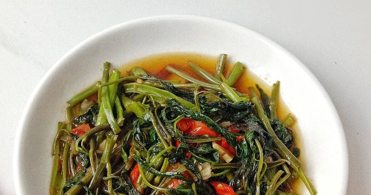 Resep Tumis Kangkung Saos Tiram Oleh Dapoerliandra Cookpad