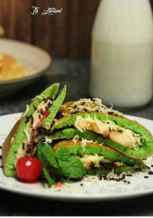 Foto resep Martabak Manis Pandan