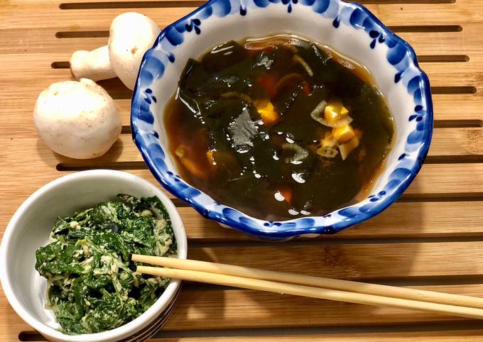 Суп мисо как в японском ресторане! 10 мин и суп готов!