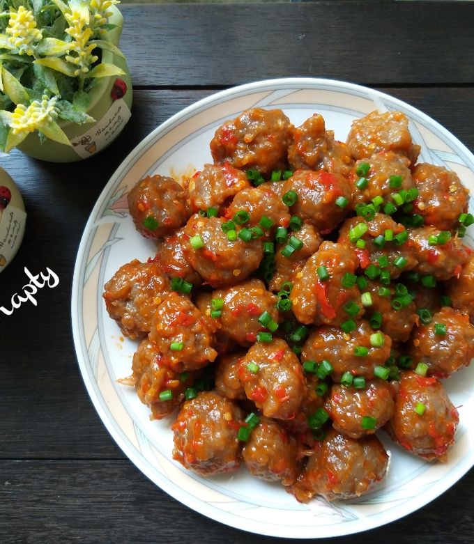 Foto resep Balado Pentol Pedas