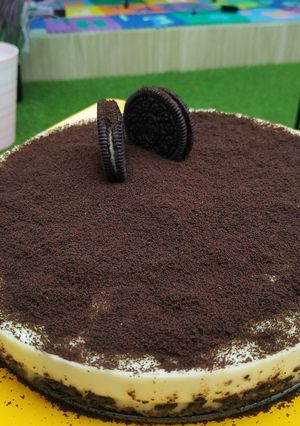 Foto resep Unbaked Oreo Cheesecake Ala Ala