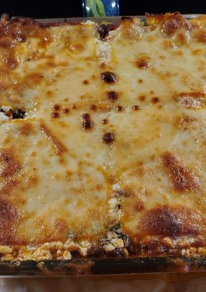 A picture of Bowtie Lasagna.