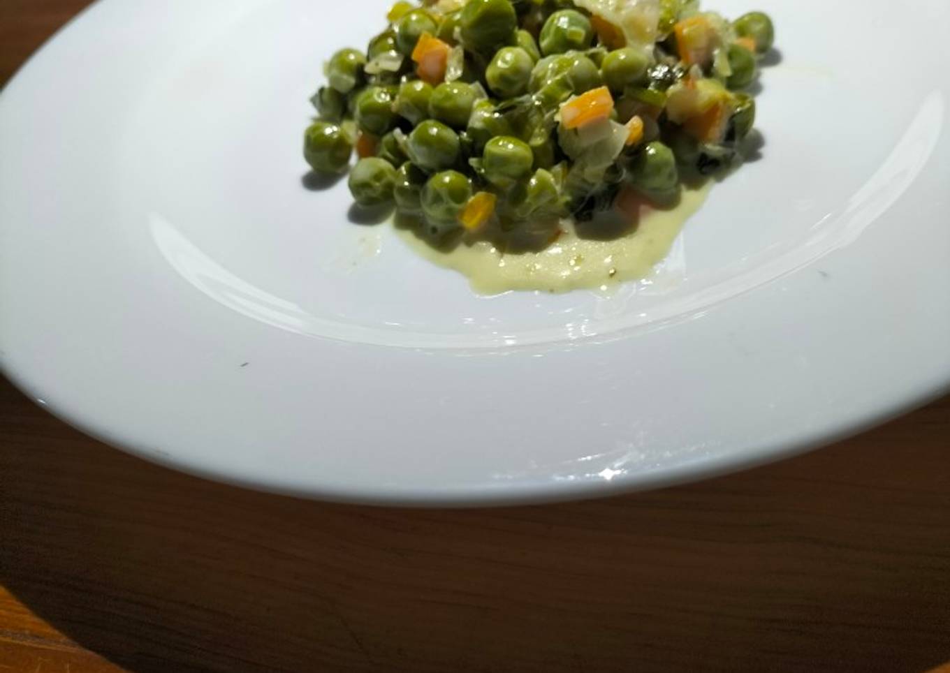 Chícharos a la francesa