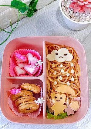 Foto resep Bekal anak // Bekal anak Tk // bekal anak sekolah // spagheti