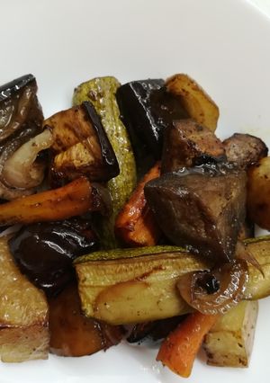 Φωτογραφία της συνταγής Ψητά λαχανικά με μέλι και βαλσάμικο
