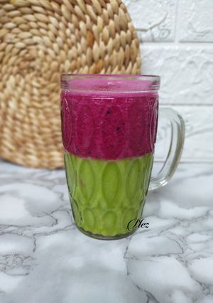 Foto resep Smoothies Alpokat&Buah Naga