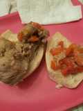 Sandwichitos (al disco) de bondiola y carne de res