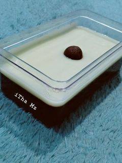 Foto resep Puding coklat with vla vanilla