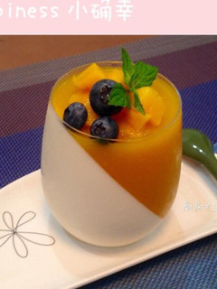 雙色芒果奶酪 的食譜成品照片