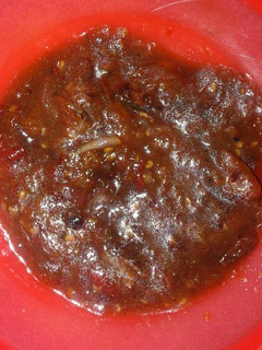 Foto resep Sambal Acan Jarukan Binjai (Sambal Terasi dgn Asinan Buah Binjai/Kemang)