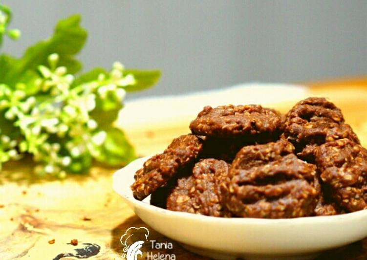 Proses memasak Oatmeal Cookies low Calorie, Menggugah Selera