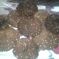 Crunchy biscuits of bajra flour A picture of Crunchy biscuits of bajra flour.