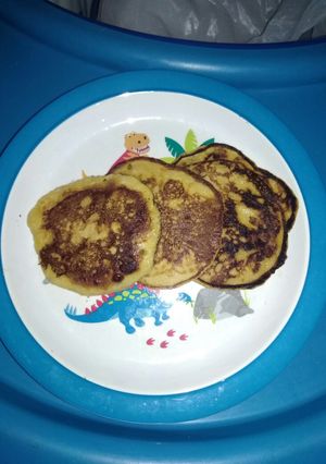 Una foto de Pancakes de banano