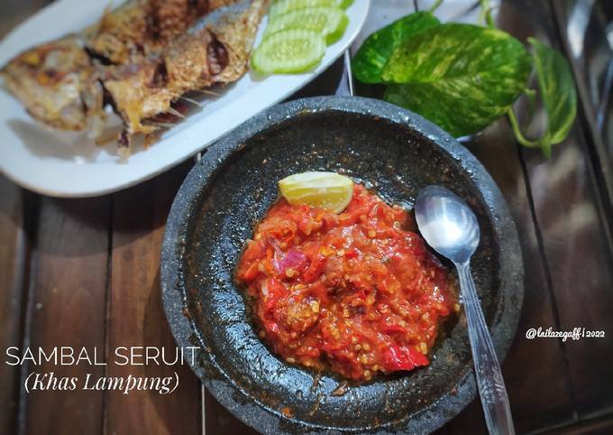 Cara bikin Sambal Seruit Khas Lampung Cara bikin Sambal Seruit Khas Lampung