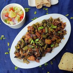 A picture of Bhindi Aloo Ki Sabzi.