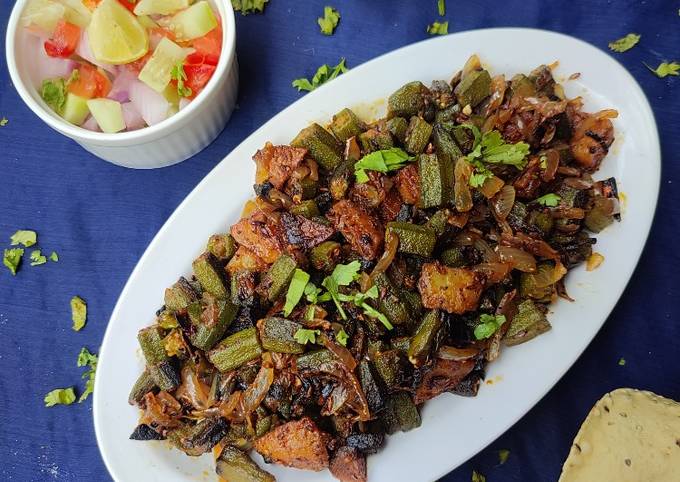 Bhindi Aloo Ki Sabzi Recipe By Mothers Delight Cookpad 9777