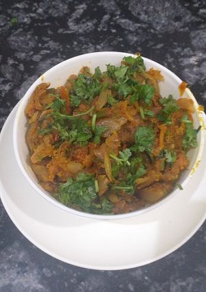 प्याज बेसनिया सब्जी रेसिपी मुख्य फोटो