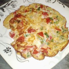 A picture of Vegetable Omelette.