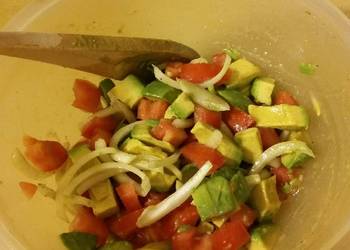 Fresh, Making Recipe Tomato Avocado Salad in honey lime dressing Delicious Nutritious Fresh, Making Recipe Tomato Avocado Salad in honey lime dressing Delicious Nutritious