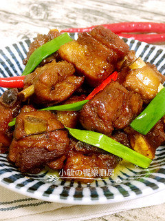 香辣蔥燒排骨 的食譜成品照片