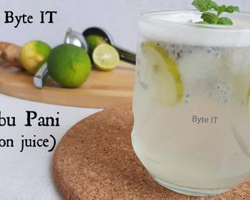 New Recipe Nimbu pani lemon juice Delicious and Healthy