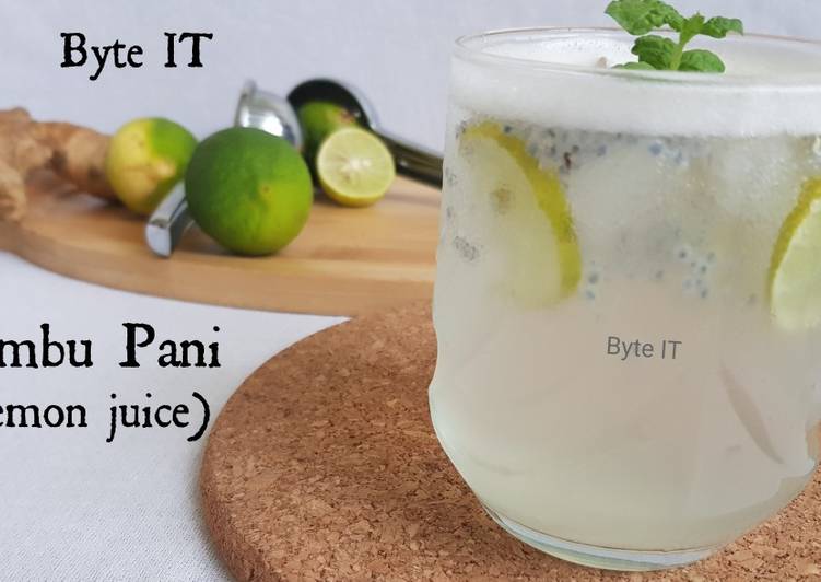 Simple Way to Prepare Super Quick Homemade Nimbu pani (lemon juice)