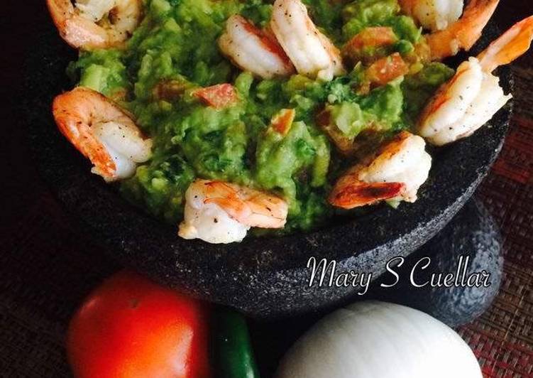 Guacamole con Camarones🍤🍤