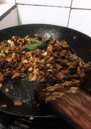 Foto resep Tumis Kerang (tudei) orak arik telur