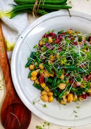 A picture of Three Bean Salad.