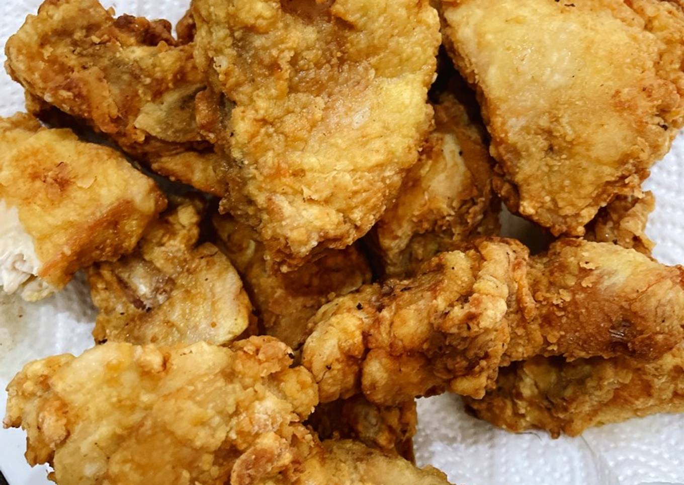 Ayam Goreng Simple (Marinasi singkat)