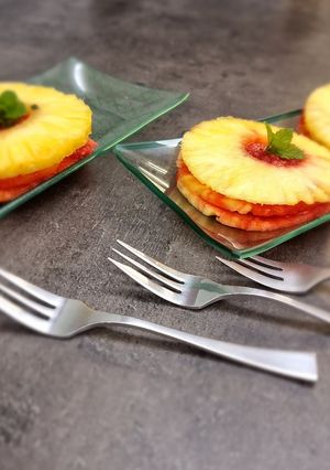 Une photo de °Millefeuilles d'ananas°