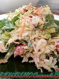 Ensalada de col - coleslaw fresca, crujiente, riquísima!