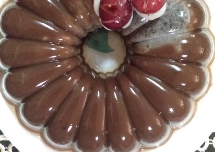 Langkah Mudah untuk Menyiapkan Puding Oreo Milo Lapis yang Enak Banget