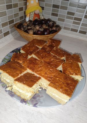 Túrós lepény (omlós tésztával) recept fotója