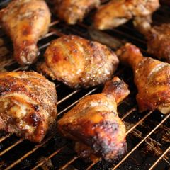 A picture of Oven-Roasted Tandoori-Inspired Jerk Chicken.
