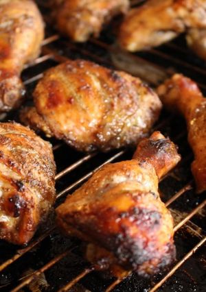A picture of Oven-Roasted Tandoori-Inspired Jerk Chicken.