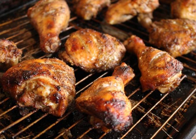 Recipe of Jamie Oliver Oven-Roasted Tandoori-Inspired Jerk Chicken