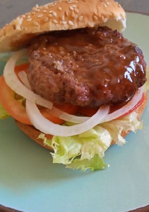A picture of Beef burger.
