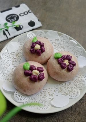 Foto resep Bakpao Isi Ubi Ungu (No Mixer)