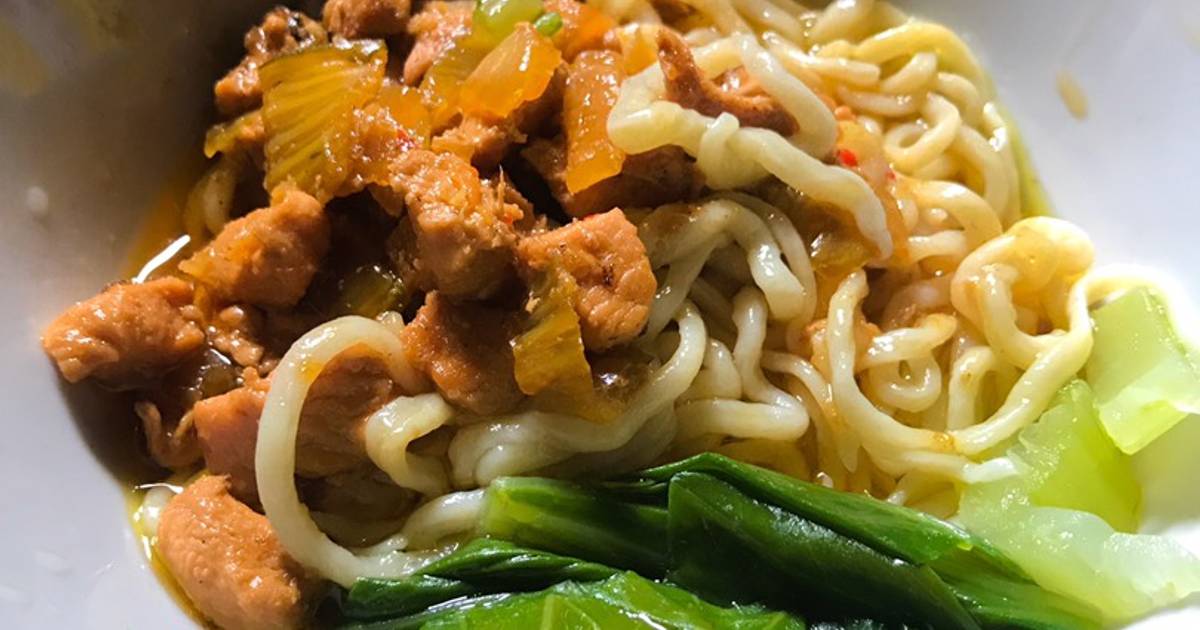 Resep Mie Ayam Ala Abang Abang Asli Enak Bangetttt Oleh Sasti Katrina Cookpad