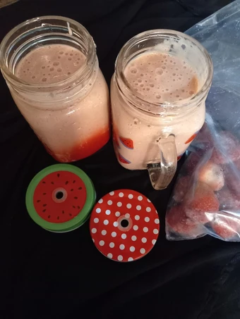 Easy Steps to Prepare Strawberry 🍓 banana smoothie the So Delicious Appealing