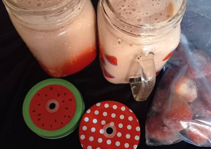 How to Make Jamie Oliver Strawberry 🍓 banana smoothie