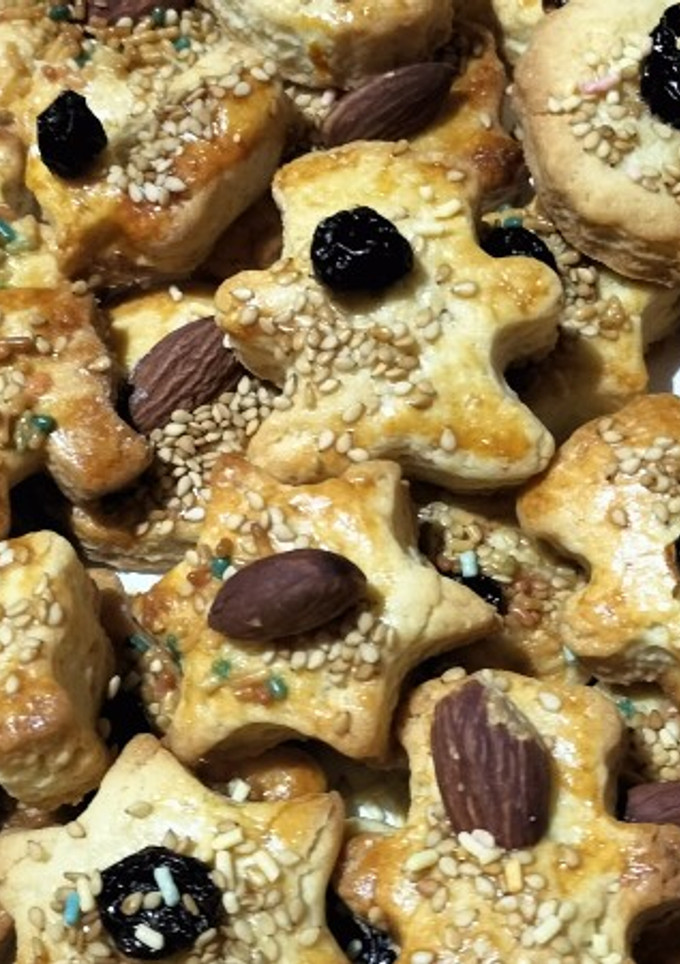 Una foto de Galletas de mantequilla limón y sésamo