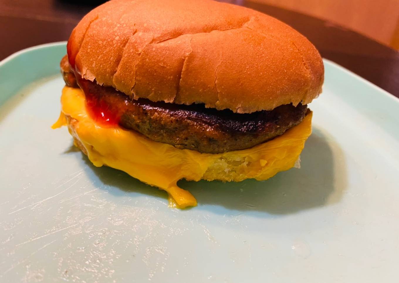 Breakfast burger