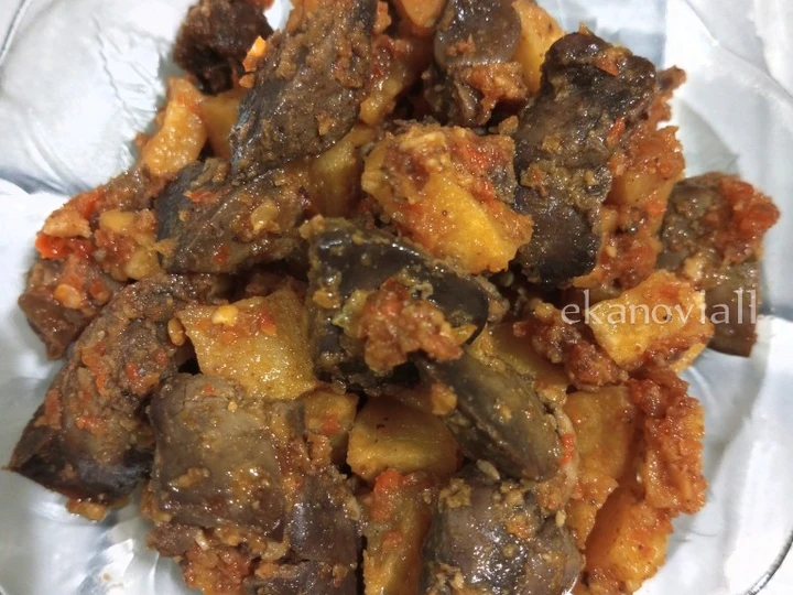 Cara Simple Membikin Resep  Sambal goreng ati ampela kentang yang Sempurna, Bikin Ketagihan